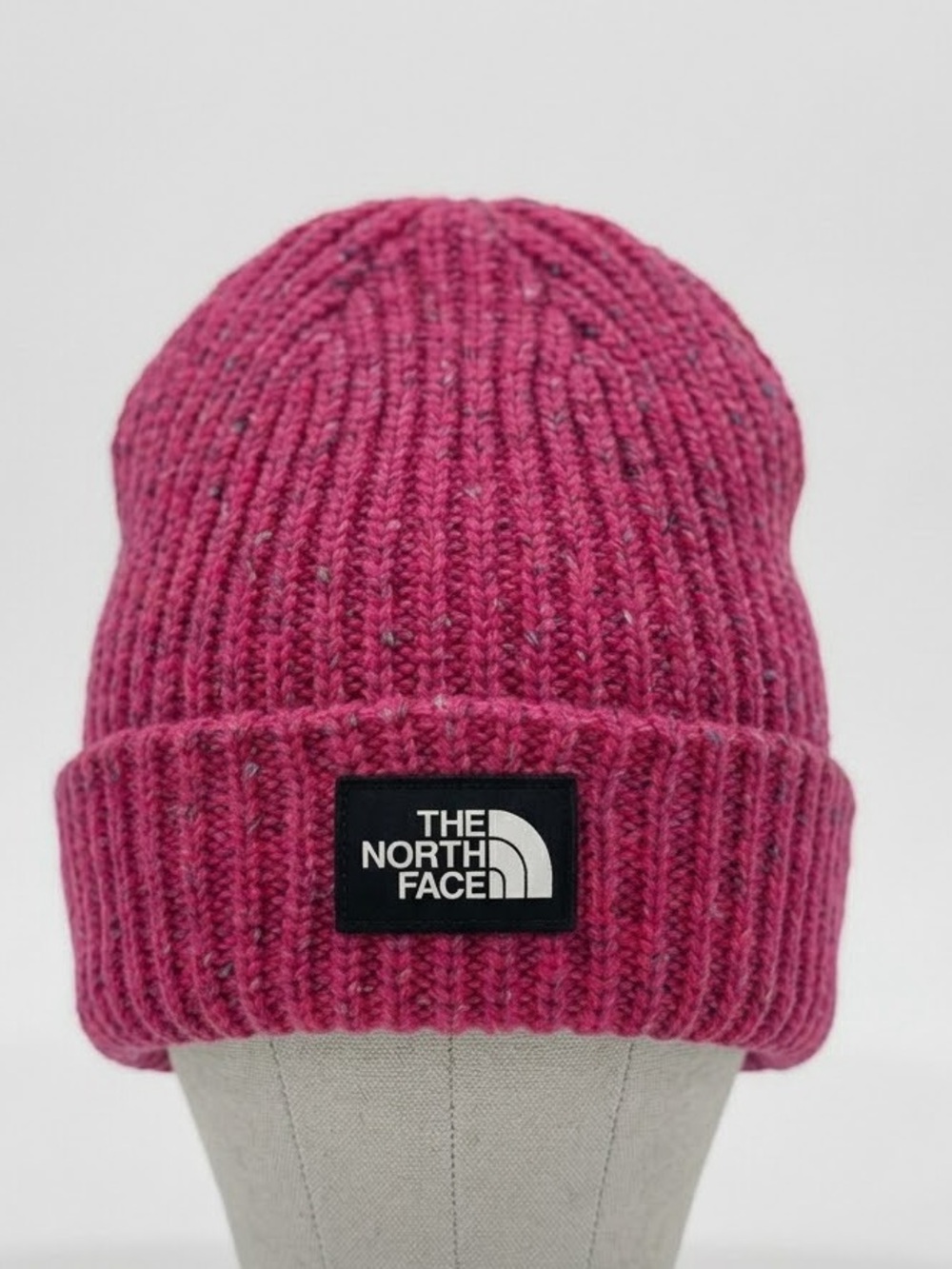 The North Face Kids' Pink Ribbed Beanie